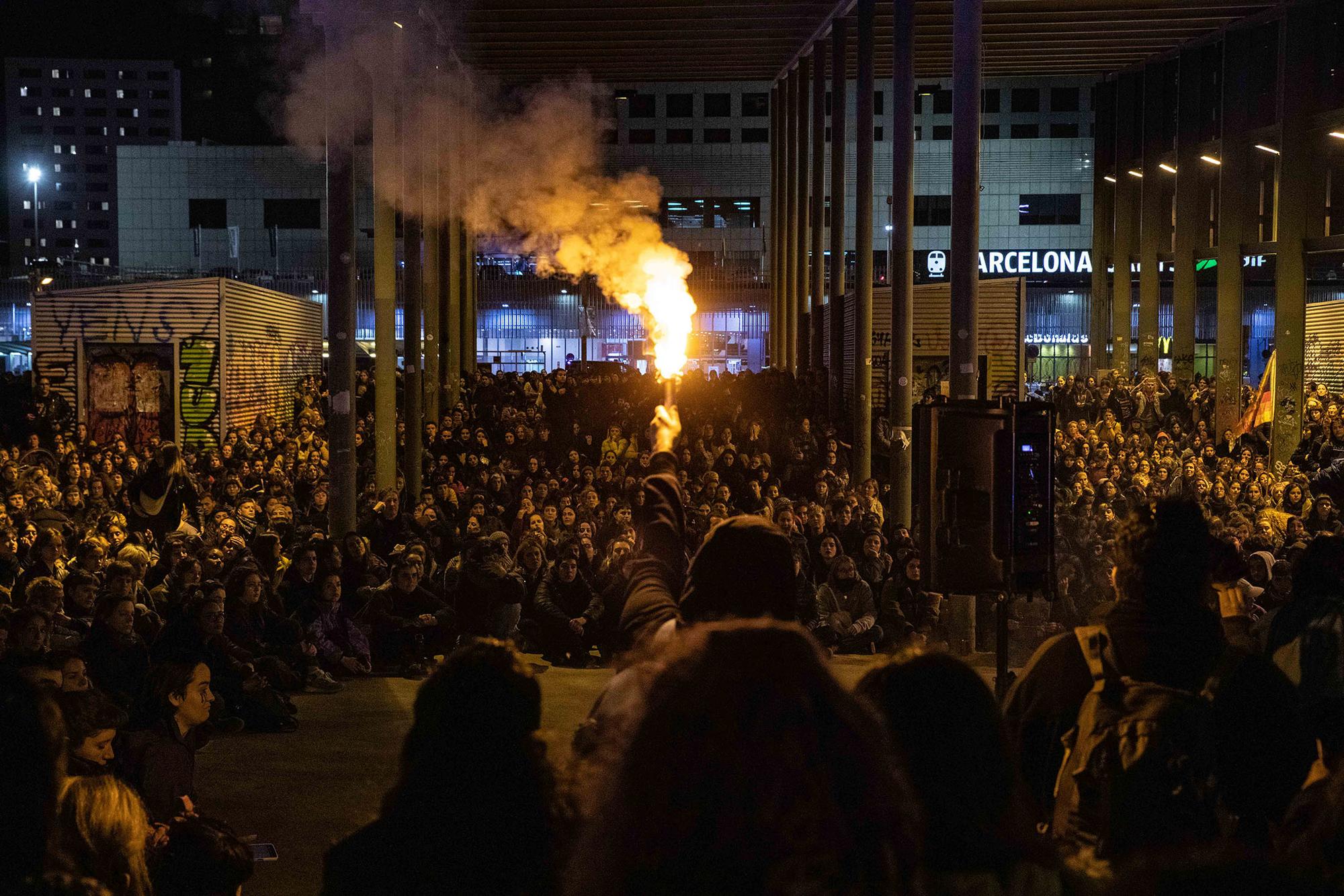 Mani 7N Se va a armar la gorda  Barcelona - 3
